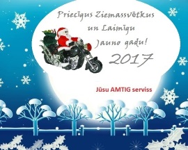 Laimigu Jauno 2017 gadu no AMTIG serviss